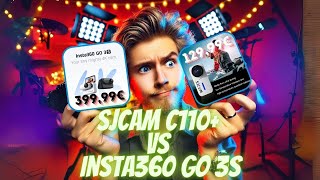 Comparatif SJCAM C110 à 12999€ vs Insta360 GO 3S à 39999€  Pourquoi Payer Plus [upl. by Wit]