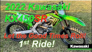 2022 Kawasaki KX450SR First Ride Impressions Power  KYB [upl. by Mccartan]