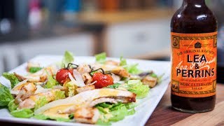 Lea amp Perrins SORTED food  How to make the original Chicken Caesar Salad [upl. by Alyakcm]