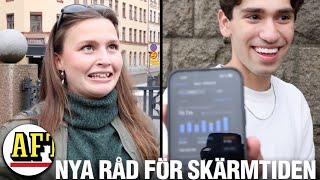 Nya rekommendationer om skärmtid quotDet blir svårtquot [upl. by Bezanson154]