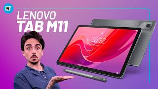 Lenovo Tab M11  Quase a melhor opção para estudar neste Tablet de entrada com caneta e capa [upl. by Enetsuj511]