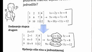 Gaussova metoda  Teorija procedura i lista primjera sustava linearnih jednadžbi [upl. by Yacov]