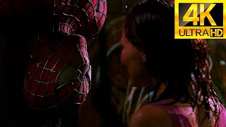 Spider Man 2002  Spider Man Saves Mary Jane  Upside Down Kiss Scene 4K HDR [upl. by Renaud]