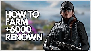 How To Farm Renown In Rainbow Six Siege [upl. by Chaiken]