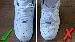 How To Prevent Creases in Air Force 1s BEST WAY [upl. by Nnaira]