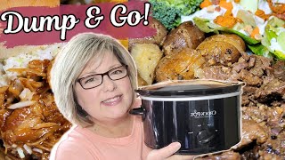 AMAZING 5 Ingredient DUMP AND GO Crockpot Recipes That Will Blow Your Mind 🤩 [upl. by Nealey]