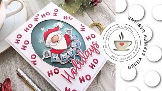 Gerda Steiner Designs  Advent Calendar Event  Door No13  Christmas Card [upl. by Ellenar]