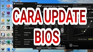 Cara Update BIOS MSI di Komputer [upl. by Lubin]