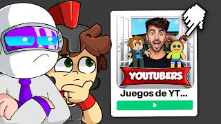 Probé Los JUEGOS MAS FAMOSOS de YOUTUBERS en ROBLOX 😮 [upl. by Yonina]