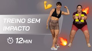 Exercícios somente em pé para emagrecer  Aeróbico para obesos  Carol Borba [upl. by Eek609]