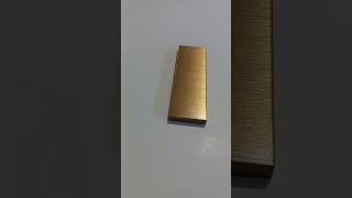 Brushed bronze swatch 6mm thick Clear protective coating Sample [upl. by Schumer241]