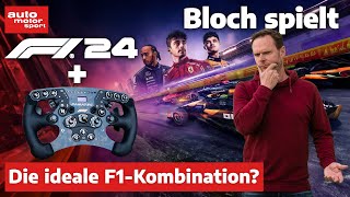 Fanatec Racing Wheel F1 amp F1 24 wie schlägt sich diese Kombi Bloch spielt 28  ams [upl. by Walliw]