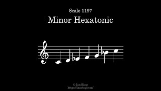 Scale 1197 Minor Hexatonic [upl. by Senn]