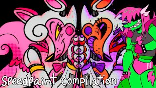 FNAF Speedpaint Mega Compilation [upl. by Vachill898]