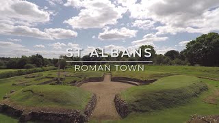 St Albans Roman Town Tour  Roman Theatre Hypocaust Roman Town Wall and Verulamium Museum [upl. by Akem]