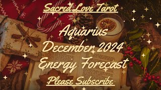 December 2024 Energy Reading for Aquarius A financial Blowup Will you Allow it aquarius [upl. by Cristabel533]