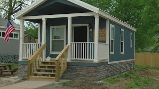 Tiny home community being built for homeless in KCK [upl. by Niu]