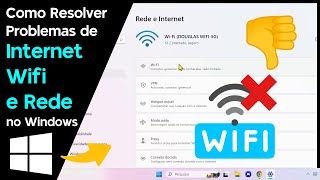 Como Resolver Problemas de INTERNET no Windows [upl. by Allen]