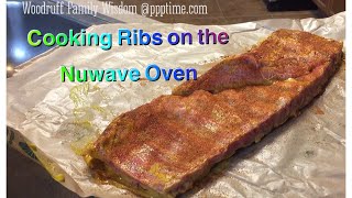 Cooking Ribs in the Nuwave Oven [upl. by Hazaki]