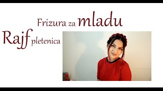 Frizura za mladu Velika kruna rajf pletenica [upl. by Blondelle]