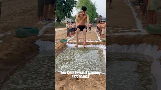 Long jump 🔥😱armymotivation trending viralvideo video viralshorts armylifeviralshort art [upl. by Esiouqrut108]