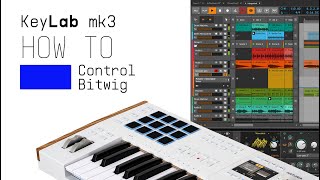 KeyLab mk3  How to Control Bitwig [upl. by Athallia706]