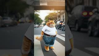 Which version do you prefer  Size of the videos cat catsofyoutube ai aiart chubby [upl. by Ulphi]