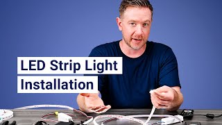 How to Install LED Strip Lights [upl. by Llewsor]