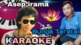 Bunga teratai  Asep irama Karaoke Audio mantap [upl. by Lockhart]