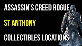 Assassins Creed Rogue St Anthony CollectiblesActivitiesQuest ItemsViking SwordTemplar Relic [upl. by Meehahs]