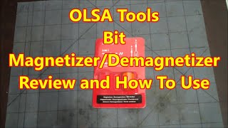 Olsa Tools Magnetic Booster  How To Use A Bit Magnetizer or DeMagnetizer [upl. by Pittel691]