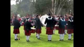 Battle of Bannockburn 2014  Bagpipes band [upl. by Nila290]