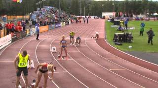 Womens 200m T12  final  2014 IPC Athletics European Championships Swansea [upl. by Nnylyam]