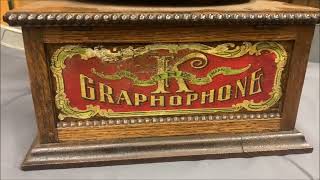 Graphophone K Disc Graphophone Phonograph [upl. by Darice]