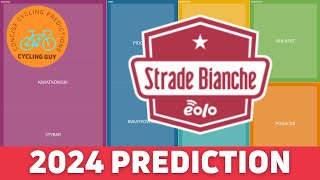 Strade Bianche 2024  PREVIEW  FAVOURITES  PREDICTION [upl. by Ainirtac]