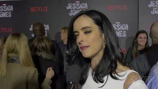 Krysten Ritter Teases Defenders Talks quotMisfitquot Jessica Jones [upl. by Von]