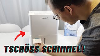 Nie wieder Schimmel in der Wohnung  Comfee Luftentfeuchter 12DEN7 12L Review Test Raumentfeuchter [upl. by Droffig870]