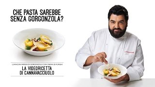 Lumaconi ripieni di gorgonzola con crema di funghi porcini  Le Ricette di A Cannavacciuolo [upl. by Notslah]