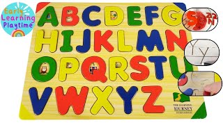 Learn English Alphabet  Phonics  Letter Names  Writing  Spelling  Colors  Preschool Learning [upl. by Enialedam]