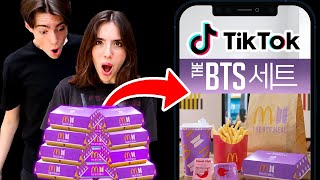 Letting TIKTOK Decide What We Eat For 24 HOURS [upl. by Ahcmis]