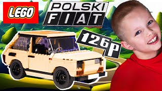 🚗🧱 LEGO Fiat 126p  Powrót do przeszłości PRL  LEGO Maluch 🧱🚗 [upl. by Inat]