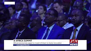 3i Africa Summit African economies urged to invest in fintech to foster innovation JoyNews [upl. by Leuqar620]