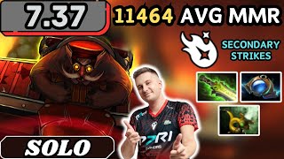 737  Solo GYROCOPTER Hard Support Gameplay 24 ASSISTS  Dota 2 Full Match Gameplay [upl. by Enilarac]