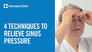 4 Techniques to Relieve Sinus Pressure [upl. by Aiciram987]