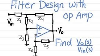 Filter Design and Analysis with an Operational Amplifier [upl. by Asiul]