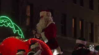 Parade Of Lights in downtown Great Falls [upl. by Neelhsa79]