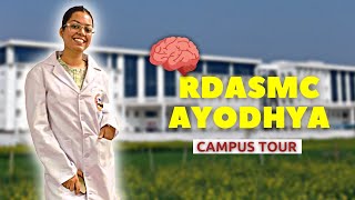 Campus Tour of My Government Medical College 🔥 RDASMC AYODHYA [upl. by Ecirtra]