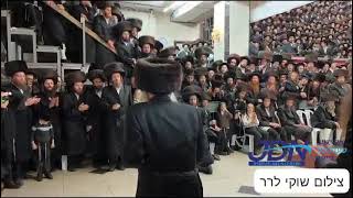 Amshenov Rebbe Dances Mitzvah Tantz  Kislev 5784 [upl. by Vanya]