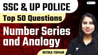 Number Series and Analogy  Top 50 Reasoning Questions  SSC and UPP Exams  Ritika [upl. by Naitsihc]