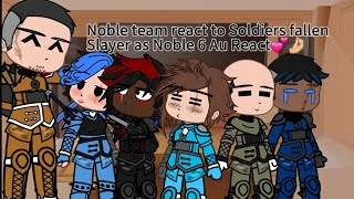 Noble team React to Soliders fallenSlayer as Noble six Au ReactHalo Reach4th Aucreds in desc [upl. by Ferriter162]